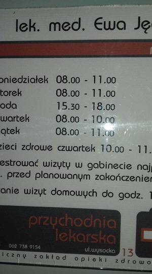 Niepubliczny Zakład Podstawowej i Specjalistycznej Opieki Zdrowotnej Ambulatorium